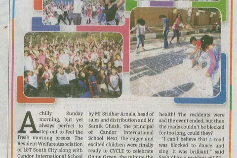 Arekere cycle day article published in today's Hindu newspaper!!!