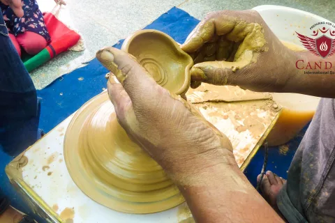 Team SCA organised a pottery camp for the PYP students!!!