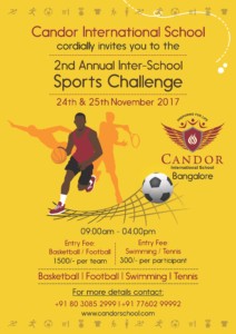 2nd Annual Inter school Sports Challenge
