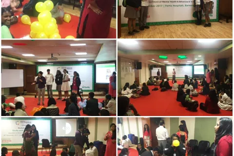 Psychology Students visiting Fortis Hospital