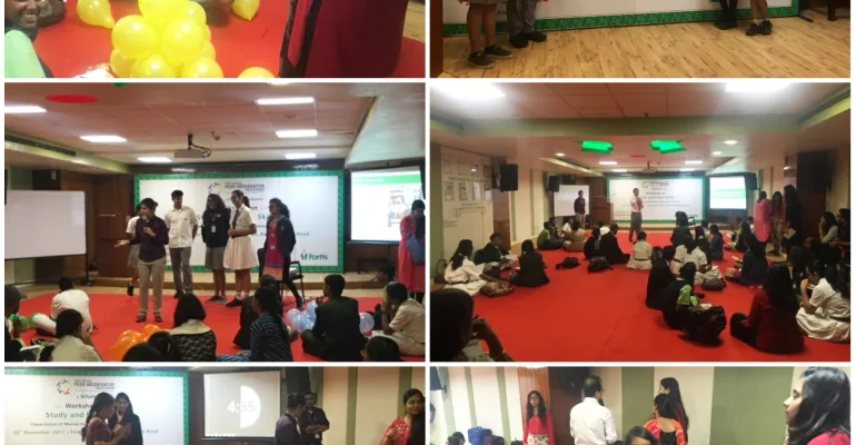 Psychology Students visiting Fortis Hospital