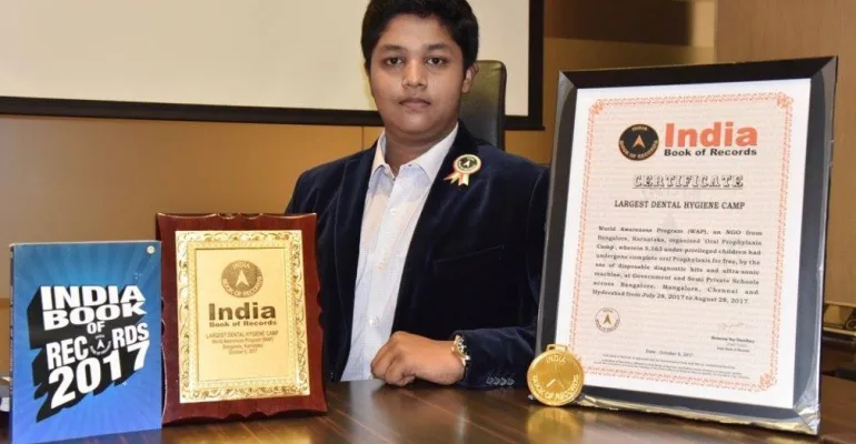 Chirag Reddy, our grade 11 student started his own NGO