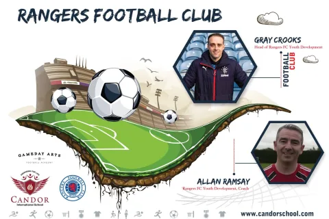 Rangers Football Club visiting Candor!!!