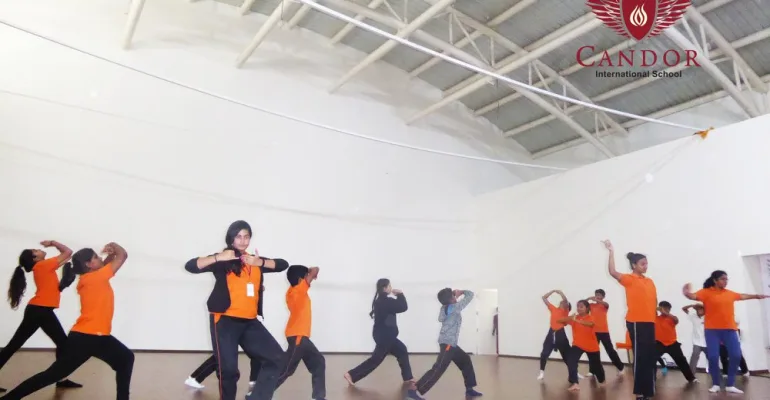 Glimpse of the middle and high school rehearsals