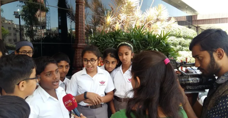 Grade 5 students visited an exhibition!!