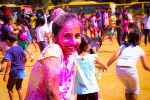 Celebrating Holi @ Candor !!!