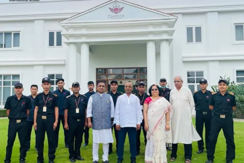 Self-reliant, self-supporting, self-sufficient. That is the India of our dreams. 75th Independence day celebration at Candor International School.