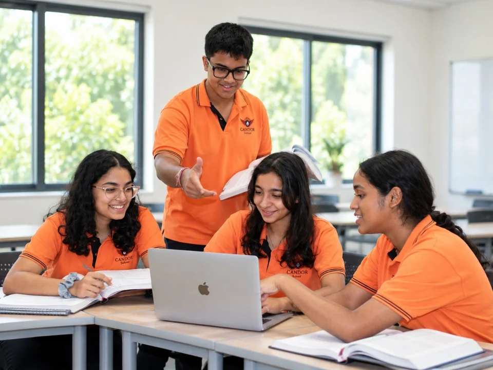 IB Diploma students learning together