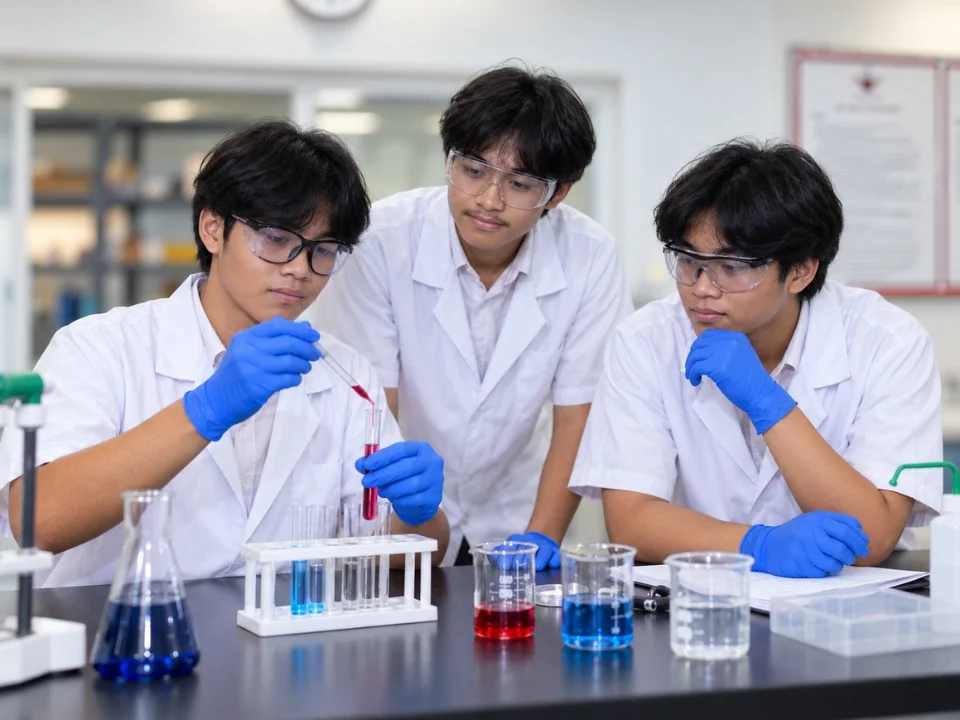 Science investigation in a Candor laboratory
